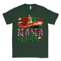 Sports Green mama cita with sombrero hat and roses Classic Tee - Artiststas