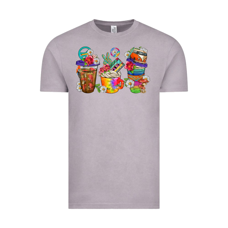 Hippie Coffee Cups Bbs Vintage Tee by BundleAndBundleShop | Teevron