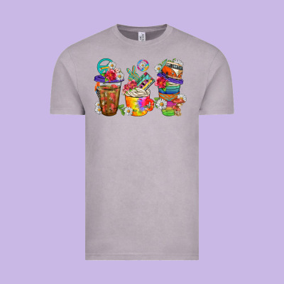 Hippie Coffee Cups Bbs Vintage Tee Designed By Bundleandbundleshop