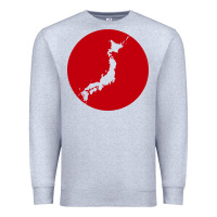 Heather Grey japan island Premium Sweatshirt - baoMotion