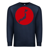 Navy japan island Premium Sweatshirt - baoMotion