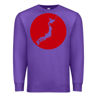 Purple japan island Premium Sweatshirt - baoMotion