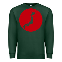 Sports Green japan island Premium Sweatshirt - baoMotion