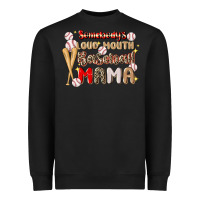Black somebody's loud mouth baseball Heavyweight Sweatshirt - JahusDesignShop