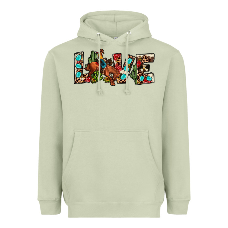 Love Rodeo Heavyweight Hoodie by JahusDesignShop | Teevron