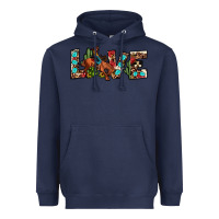Navy love rodeo Heavyweight Hoodie - JahusDesignShop