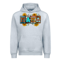 Heather Grey license letters western mama Urban Hoodie - RanaPortraitStore