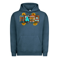 Pigment Midnight Navy license letters western mama Urban Hoodie - RanaPortraitStore