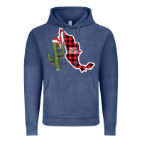Vintage Denim Merry Christmas Vintage Hoodie - CowhideDigitalArt