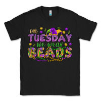 Black On Tuesday we wear beads Classic Tee - HowdyJamesFarm