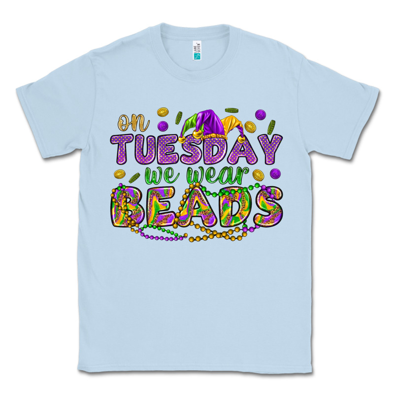 On Tuesday We Wear Beads Classic Tee by HowdyJamesFarm | Teevron