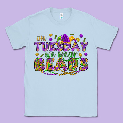 On Tuesday We Wear Beads Classic Tee Designed By Howdyjamesfarm