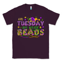 Plum On Tuesday we wear beads Classic Tee - HowdyJamesFarm