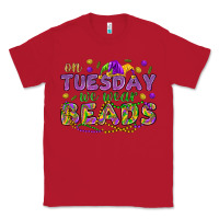 Red On Tuesday we wear beads Classic Tee - HowdyJamesFarm