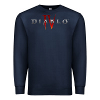 Navy Diablo 4 Gämë Online Premium Sweatshirt - baoMotion
