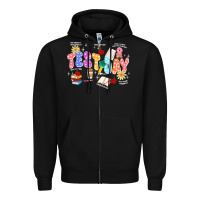 Black test day Zipper Hoodie - JahusDesignShop