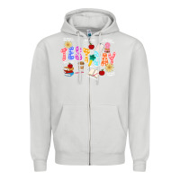 Dove Grey test day Zipper Hoodie - JahusDesignShop