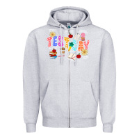 Heather Grey test day Zipper Hoodie - JahusDesignShop