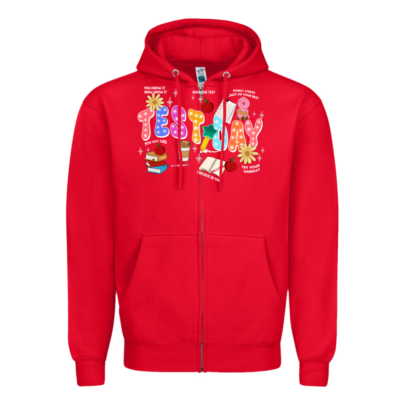 Test Day Zipper Hoodie by JahusDesignShop | Teevron