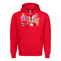 Red test day Zipper Hoodie - JahusDesignShop