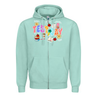 Seafoam test day Zipper Hoodie - JahusDesignShop