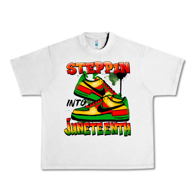 Steppin' Into Juneteenth Urban Heavy Tee by FaDigitalArtStudio | Teevron