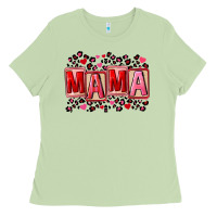 Matcha Pink leopard mama Ladies Tee - FaDigitalArtStudio