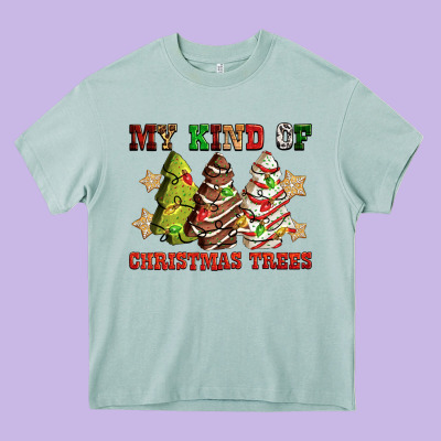 My Kind Of Christmas Trees Heavy Core Tee Designed By Ranaportraitstore