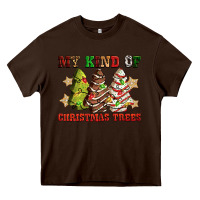 Chocolate Brown My kind of Christmas trees Heavy Core Tee - RanaPortraitStore