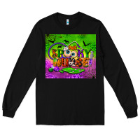 Black one spooky nurse tumbler Long Sleeve Tee - BundleAndBundleShop