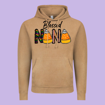 Blessed Nana Vintage Hoodie Designed By Cowhidedigitalart