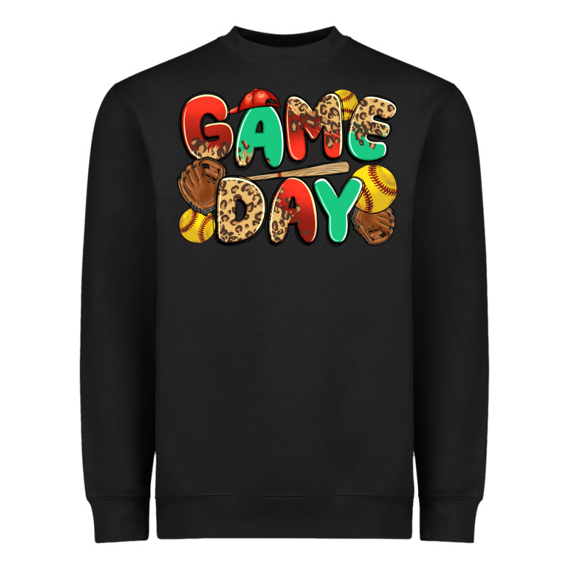 Game Day Softball Heavyweight Sweatshirt by JahusDesignShop | Teevron