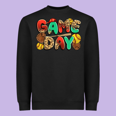 Game Day Softball Heavyweight Sweatshirt Designed By Jahusdesignshop