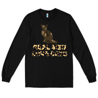 Black Real Men Love Cats Long Sleeve Tee - Bettercallsaul