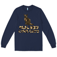 Navy Real Men Love Cats Long Sleeve Tee - Bettercallsaul