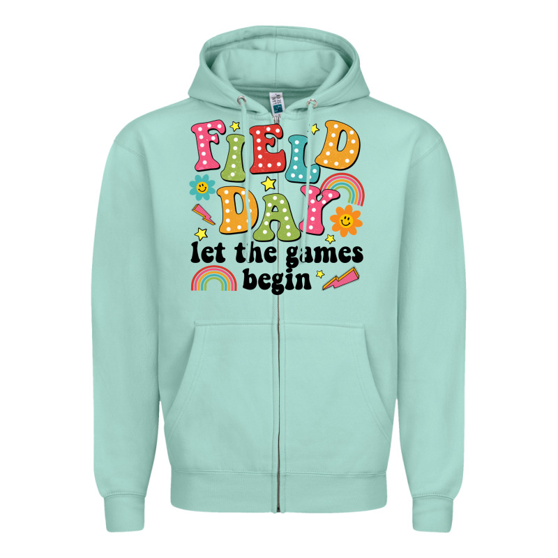 Field Day Let The Games Begin Zipper Hoodie by JahusDesignShop | Teevron