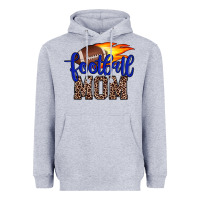 Heather Grey football mom Heavyweight Hoodie - JahusDesignShop