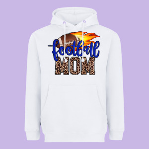 Football Mom Heavyweight Hoodie Designed By Jahusdesignshop