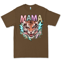 Cacao Mama tiger lightning bolt Premium Tee - HowdyJamesFarm