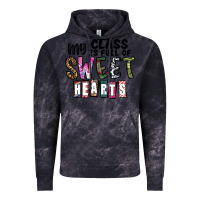 Cloud Black my class ısfull of sweet hearts Vintage Hoodie - CowhideDigitalArt