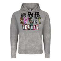 Cloud Rock my class ısfull of sweet hearts Vintage Hoodie - CowhideDigitalArt