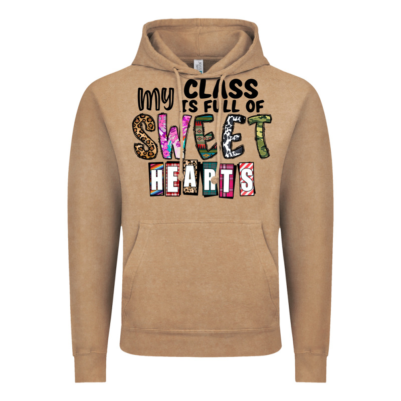 My Class ısfull Of Sweet Hearts Vintage Hoodie by CowhideDigitalArt | Teevron