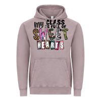 Vintage Zinc my class ısfull of sweet hearts Vintage Hoodie - CowhideDigitalArt