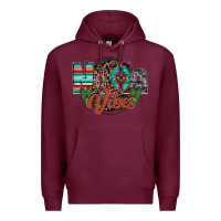 Burgundy nana vibes Premium Hoodie - RacoonDesign