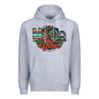 Heather Grey nana vibes Premium Hoodie - RacoonDesign
