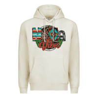 Oatmeal Heather nana vibes Premium Hoodie - RacoonDesign