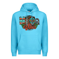 Ocean Blue nana vibes Premium Hoodie - RacoonDesign