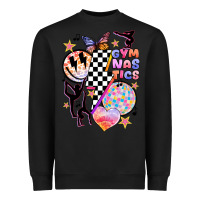 Black retro gymnastics Heavyweight Sweatshirt - JahusDesignShop