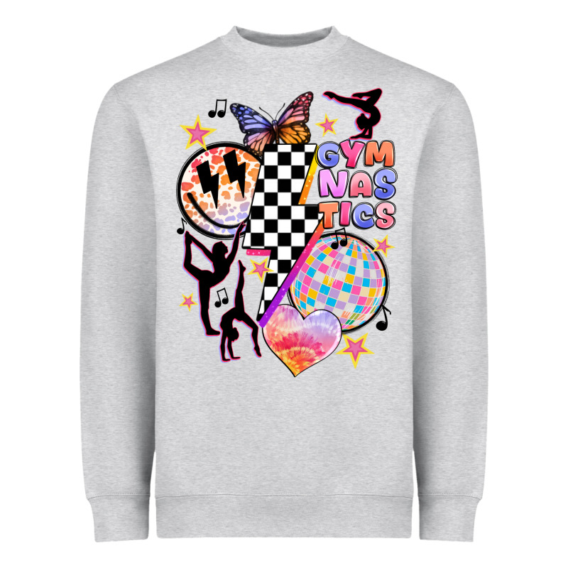 Retro Gymnastics Heavyweight Sweatshirt by JahusDesignShop | Teevron