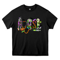 Black halloween nurse Heavy Core Tee - CowGirlArtShop